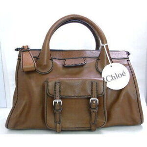 Chloe Edith Brown Handbag